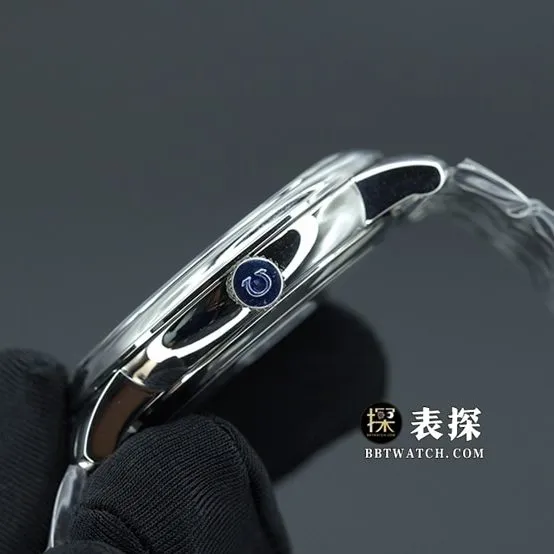 MKS FactoryOmega Diefei top-tier watch men's gray plate steel bracelet model pictures and prices front live photo