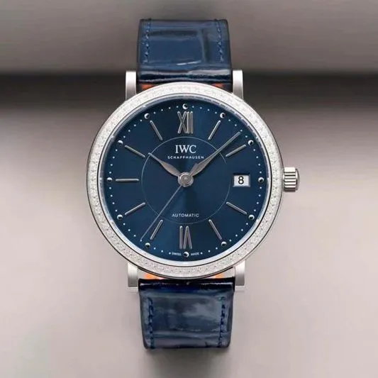 IWCreplica watch women's Portofino extremely elegant ladies' watch front view