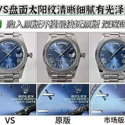 VS Day-Date Real vs. Fake Review Rolex Top collectible watches