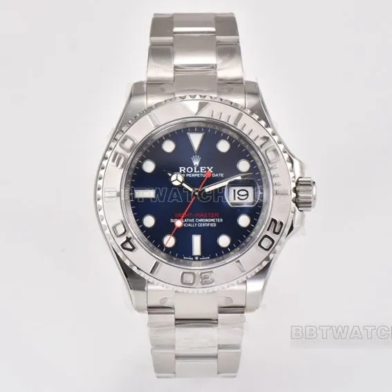 C Factory Rolex Yacht-Master Super A Blue Dial Steel Bracelet Model M126622-0002 Actual Photo