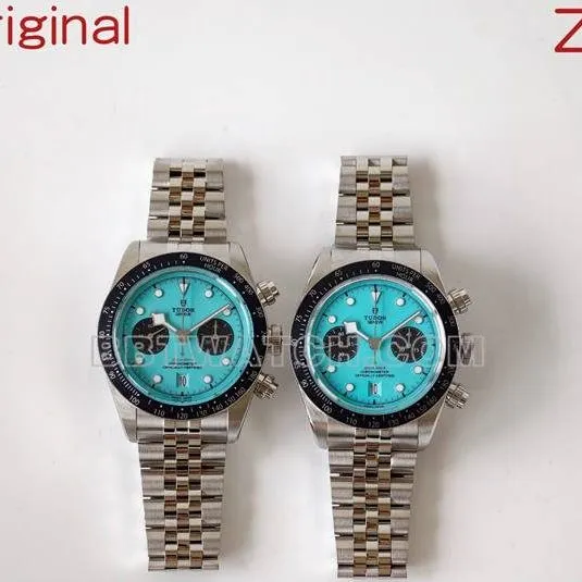 ZF FactoryTudor Biwan blue dial mechanical top-tier watch 79360 comparison Genuine difference appearance live photos