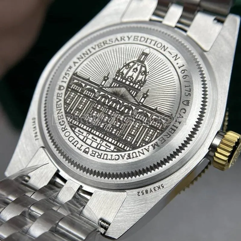 Tudortop-tier watch DIF factory Biwan 41mm green dial mechanical steel bracelet model front live photo