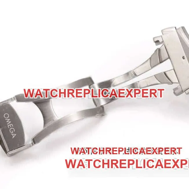 Omega1:1replica watch OR factory Seamaster 300m black dial mechanical steel bracelet front live photo