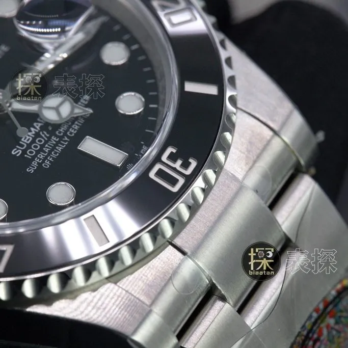 Factory C RolexBlack Submarinertop-tier watch 3235movement41mmceramic bezel mouth workmanship