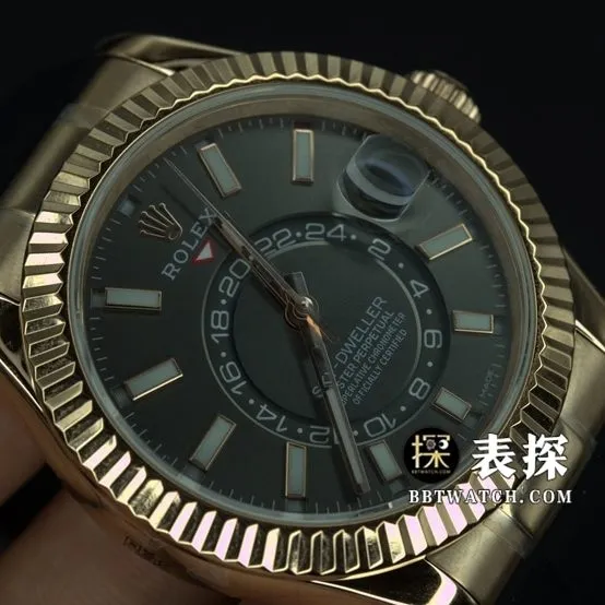 Rolex Skywalker top-tier watch men's black dial rubber model pictures and prices overall live photos