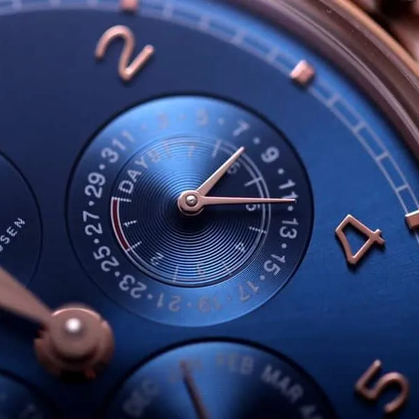 IWC watch Portuguese series true perpetual calendar complex function watch movement picture