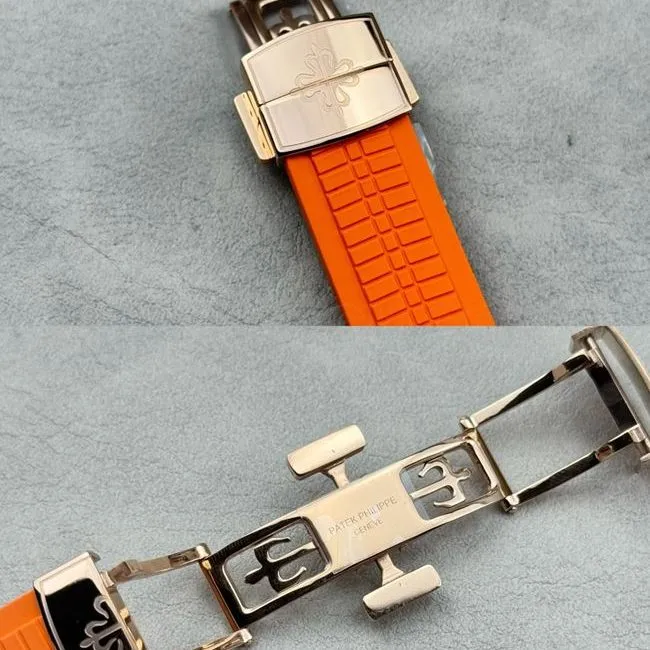 1:1replica watch Patek PhilippePPM factory Aquanaut dark brown dial 5261side live photo