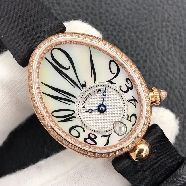 ZF Factorytop-tier watch Breguet ladies white dial Silk Juan bracelet Queen of Naples series watch movement picture