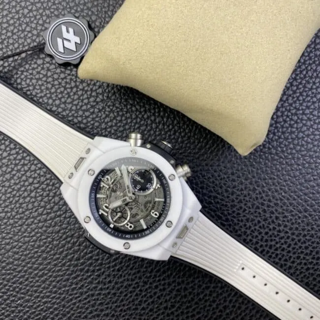 top-tiersuper cloneZF FactoryHublot watch BIG BANG Unico Big Bang series color ceramic watch front view