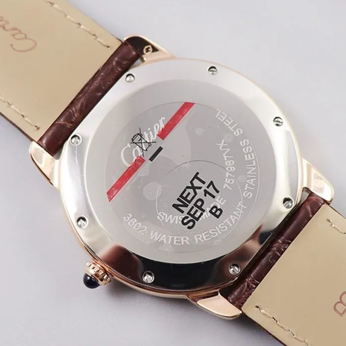 Cartier London series couple watch detail shots