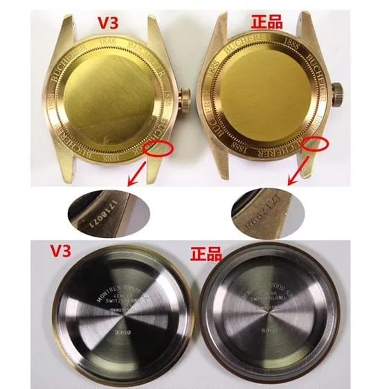 watch xfTudorbronze Biwan series comparison genuine review dial front view
