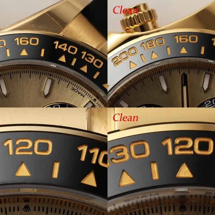 C Factory Rolex Top Daytona 4131 Shawn Yue 126518 Real vs. Fake Comparison Review High-Quality Photos