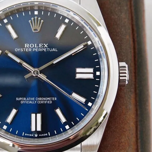GS factory Rolextop-tier watch Oyster Perpetual Pokémon 41mm dark blue dial front view