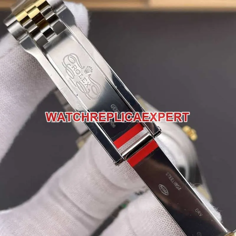 ARF FactoryRolex log top-tier gold disc gold 41mmsteel bracelet model 126333front live photo