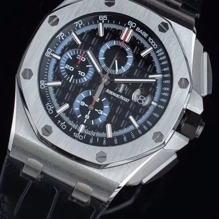 top-tier replicaAPF gray plate Audemars PiguetRoyal Oak offshore 26400 watch top-end watch front view