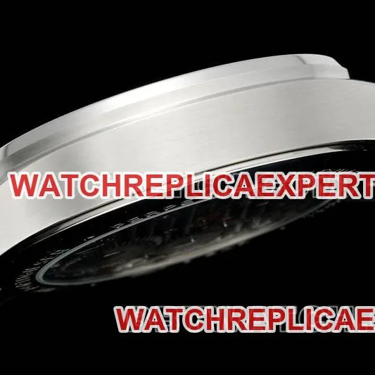 IWC watch RMS factory Portugal white dialtourbillon mechanical leather strap caseback live photo