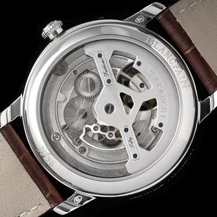 JBF FactoryBlancpaintop-tier replicahigh-quality watch men's white dial brown belt V3 version tourbillon classic full series mechanical leather strap watch front view