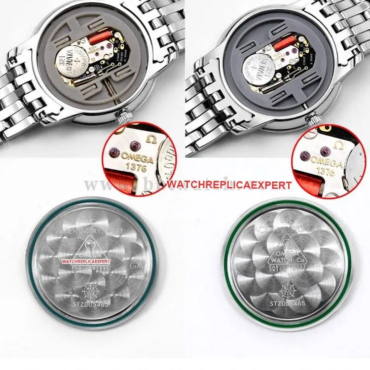 KZ Factory Omega De Ville Orbis top-tier replicaladies' watch comparison review front view