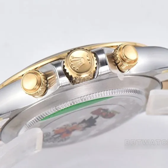 Factory C Rolex Daytonatop-tier mother-of-pearl gold steel bracelet model m116503-0007 front live photo