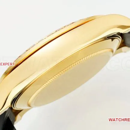 collectible watch RolexPPM factory Daytonablack dialdiamond bezel rubber braceletfront live photo