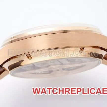 watch APS factory Portugal IWC perpetual calendar white dialrose goldside live photo