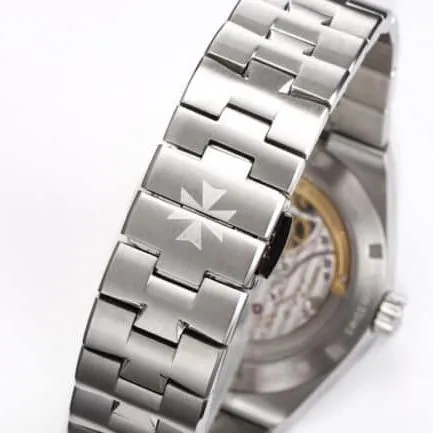 Big factory high-quality BBR2022 new model released Vacheron Constantinblue dial, the king of steel watches with peak appearance, travels all over the world tourbillon front view