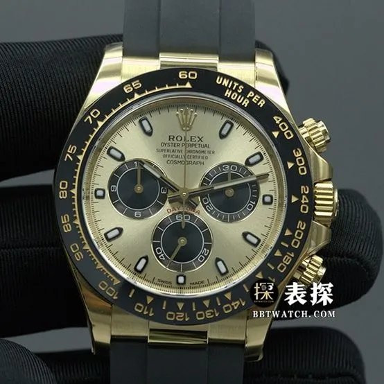 top-tier replicaC factory 18K gold Rolex new Shawn Yue yellow goldDaytona4130movement men's watch M116518ln-0048front live photo