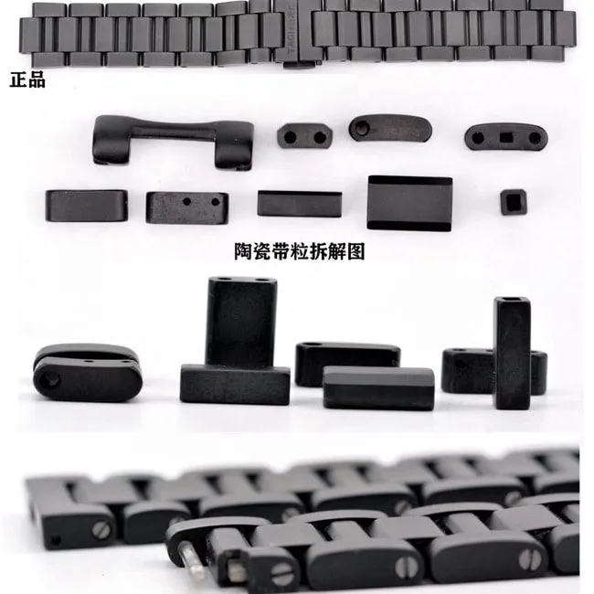 XF TAG Heuer hollow ceramic black knight men's watch genuine and fake comparison evaluation clasp picture