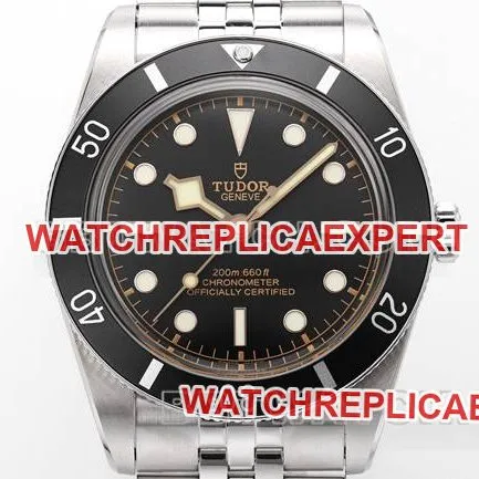 top-tier watch Tudor Biwan ZF factory black dial54 type M79000front live photo