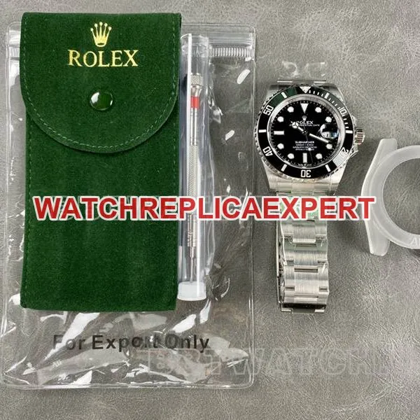 Rolex1:1replica watchARF FactorySubmariner41mmBlack Submariner3235movement126610front live photo