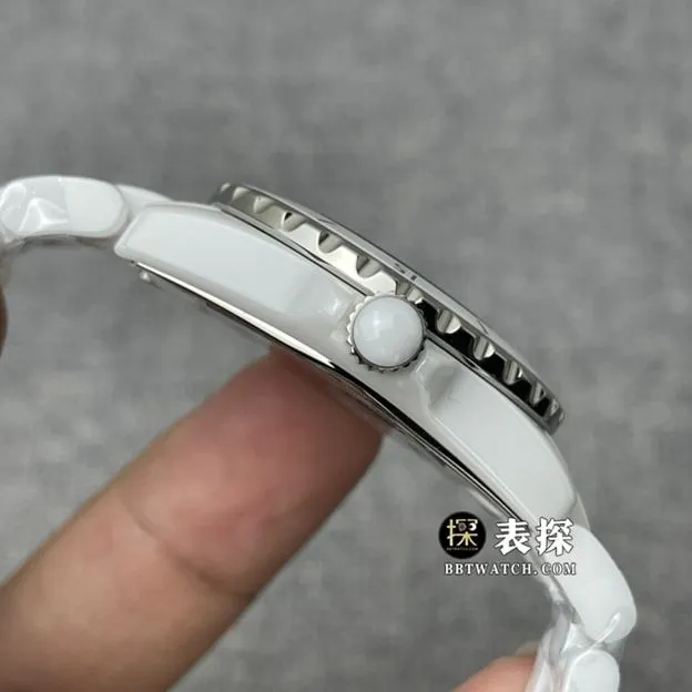 KOR factory Chanel ladies J12top-tier 1:1high-quality watch white dialsteel bracelet model pictures and prices front live photo
