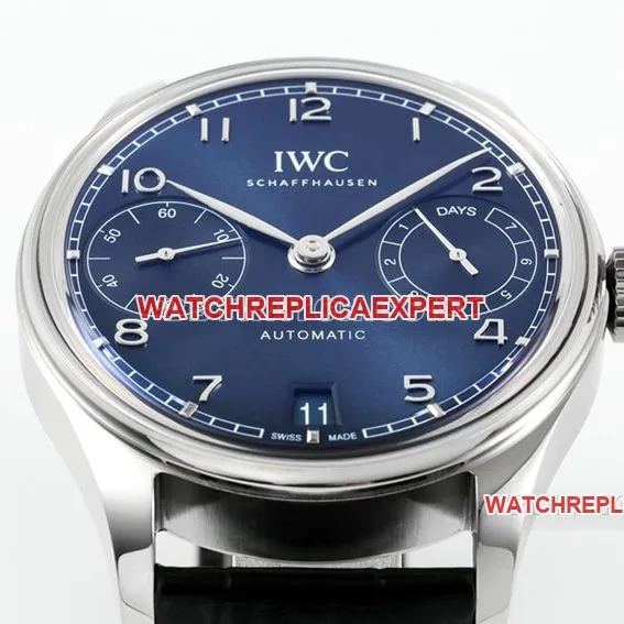APSIWC watch Portugal 1:1super clone2024 new blue dialIW501704front live photo
