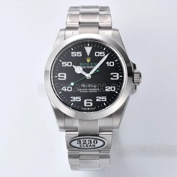 Factory C Rolex Air King top-tier 1:1super Air King M126900-0001front live photo