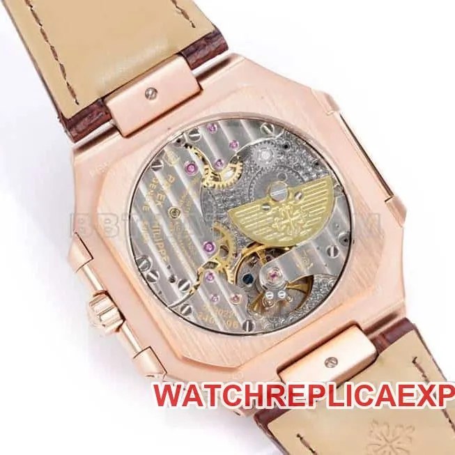 3K FactoryPatek PhilippeCUBITUS1:1top-tier brown disk rose gold5822front live photo