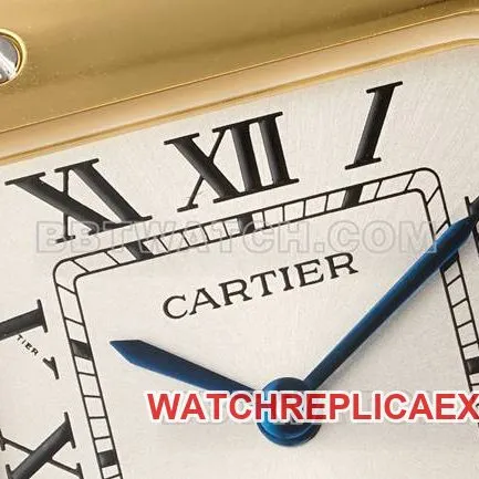 watch Santos Cartiersilver dialyellow gold circle quartz movementfront live photo