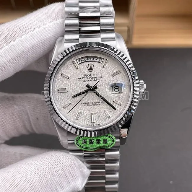 watch CBD factory RolexDay-Date3255 mechanical meteorite disc 40mmside live photo