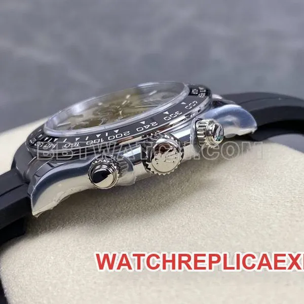 Rolex watch ARF FactoryDaytona gray plate 4131 rubber model front live photo