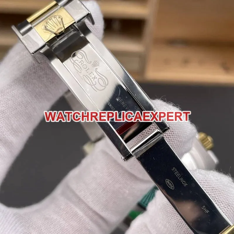 Rolex collectible watch RC factory Submariner40mm gold black Submariner3135movementfront live photo
