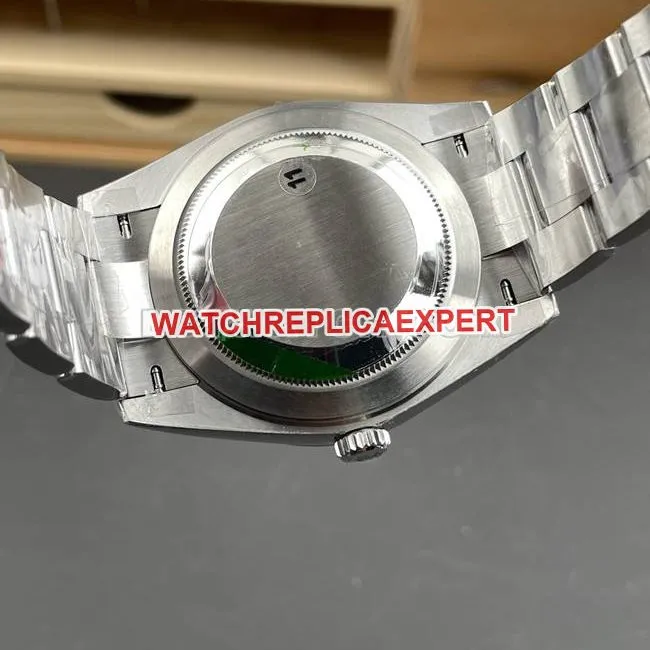 collectible watch VS Factory log Rolexblue dial3235 mechanical 41mmside live photo