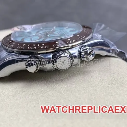 collectible watch UFO factory DaytonaRolex Ice Landi 4131 mechanical side live photo