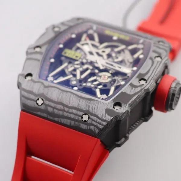 Richard MillereplicaRM035-2 carbon fiber lightweight high quality watch detail shots