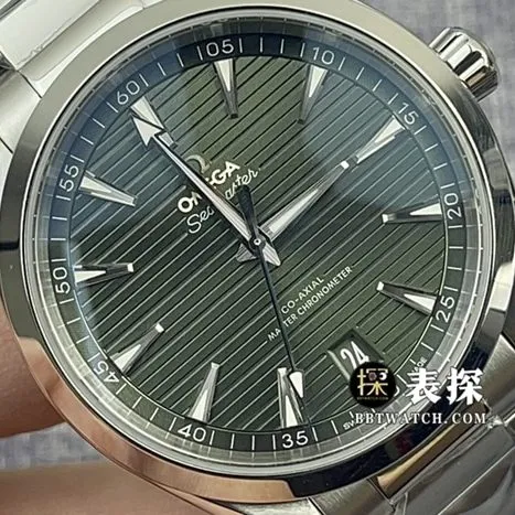 VS FactoryOmegaSeamastertop-tier watch men's green dialsteel bracelet pictures and prices braceletlive photos
