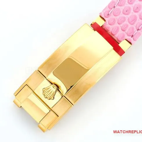 top-tier watch RolexDaytona pink mother-of-pearl diskdiamond bezel116519side live photo