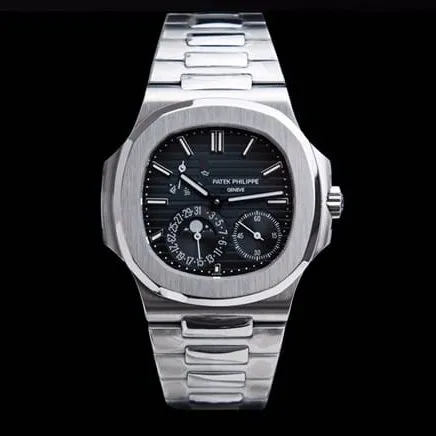 GR factory top-tierPatek Philippe5712GR steel king blue dialreplica watch movement picture