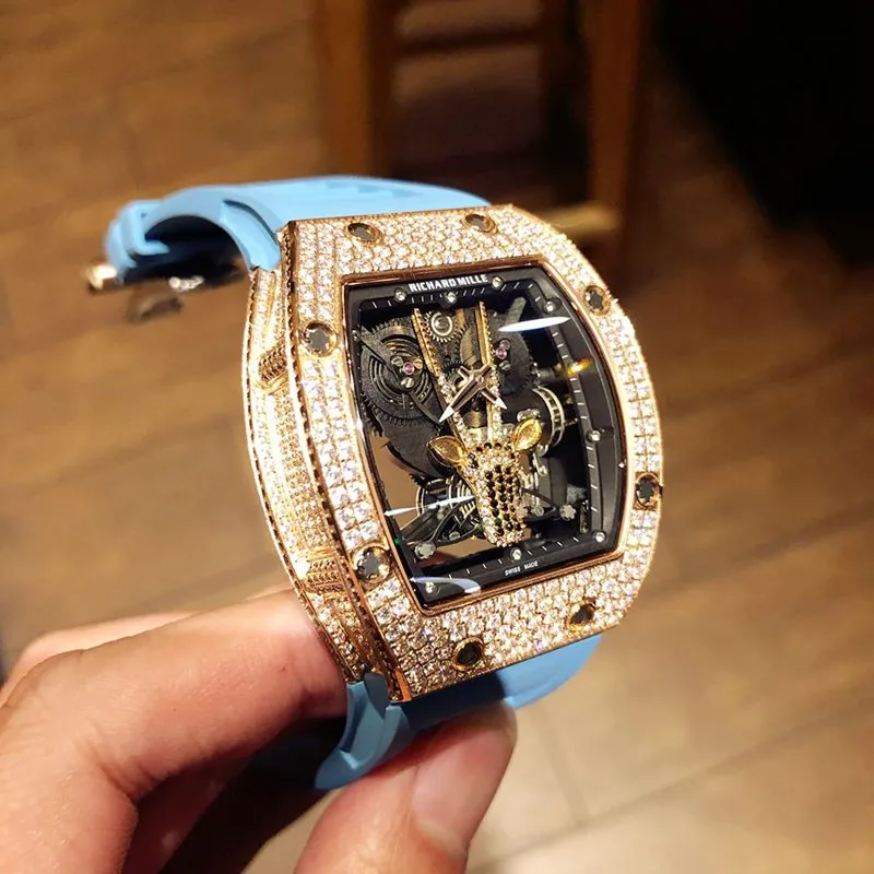 Richard Mille high-quality watch RichardMille Gypsophila series men's mechanical watch front view