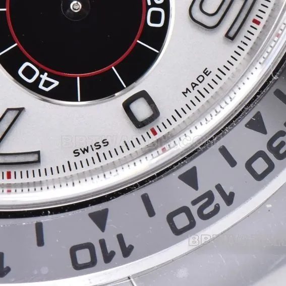 C Factory Rolex Daytona1:1top-tier replicawhite goldwhite dialsteel bracelet model 116509side live photo