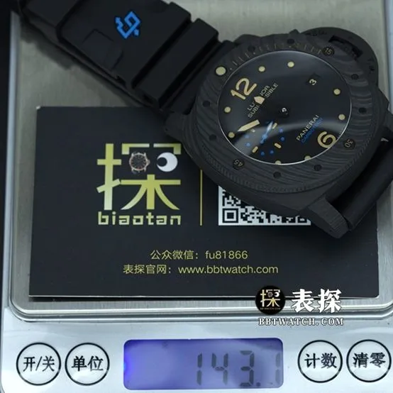 VS FactoryPanerai sneak Pam6161:1top-tier watch men's black dial rubber model pictures and prices front live photo