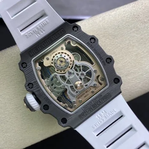top-tier watch Richard Mille aerodynamic tourbillon watch front view