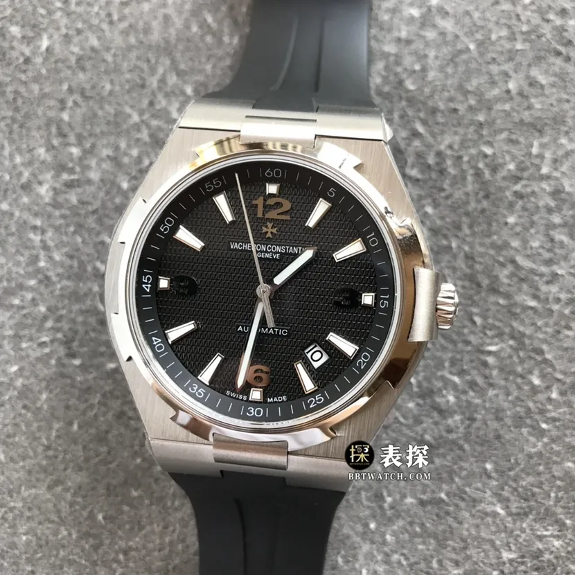MKS FactoryVacheron Constantin watch men's black dial rubber model pictures and prices front live photo