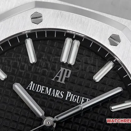 collectible watches ZF FactoryRoyal OakAudemars Piguetblack dial15500front live photo